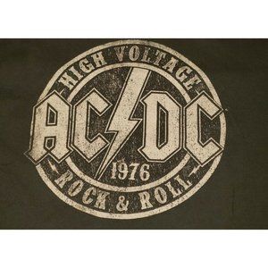 AC/DC High Voltage 1976 Rock And Roll Music Band Men's T-Shirt Size L        UB1